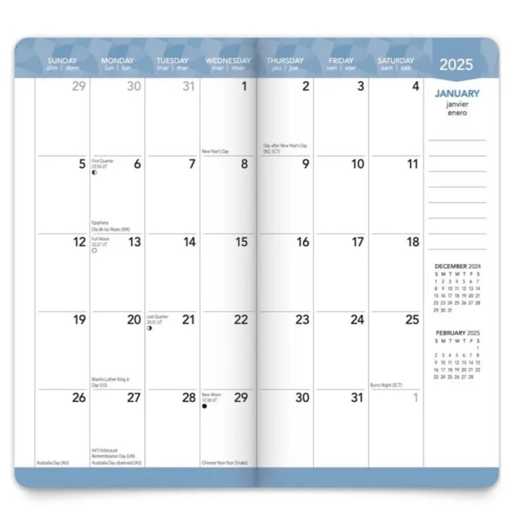 Vintage Blossoms 2025-2026 Pocket Planner